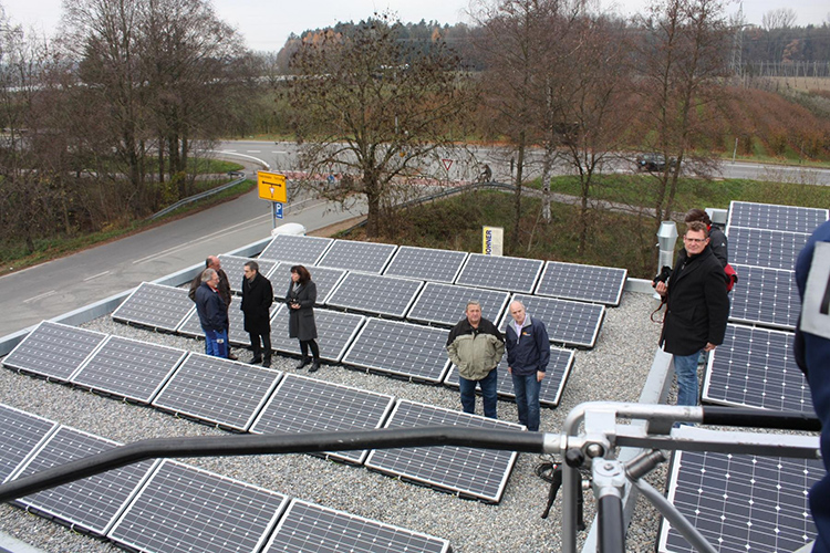 Zweites Projekt der B&uuml;rgerEnergiegenossenschaft &ndash; eine Photovoltaikanlage 11,28 kWp