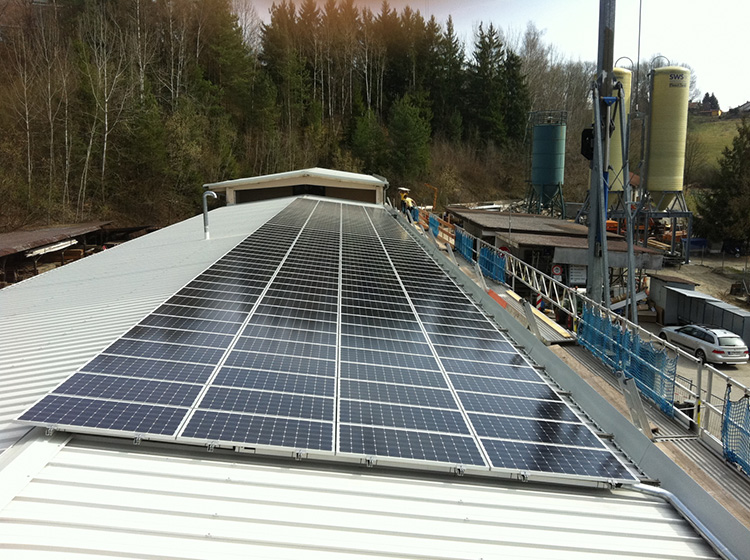 Drittes Projekt der B&uuml;rgerEnergiegenossenschaft &ndash; eine Photovoltaikanlage 38,16 kWp